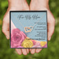 Intertwined Hearts - Pink & Yellow Roses - 247Wish4You