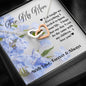 Intertwined Hearts - Blue Flowers - 247Wish4You