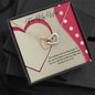 Intertwined Hearts - Red Ribbon - 247Wish4You