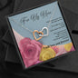Intertwined Hearts - Pink & Yellow Roses - 247Wish4You