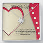 Love Knot Necklace - Red Ribbon - 247Wish4You