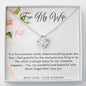 Love Knot Necklace - White Roses - 247Wish4You