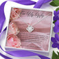 Love Knot Necklace - Pink Rose - 247Wish4You