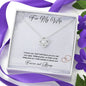 Love Knot Necklace - Wedding Rings - 247Wish4You
