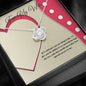Love Knot Necklace - Red Ribbon - 247Wish4You