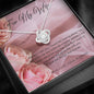 Love Knot Necklace - Pink Rose - 247Wish4You