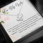 Love Knot Necklace - White Roses - 247Wish4You