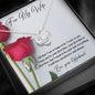 Love Knot Necklace - Red Rose - 247Wish4You