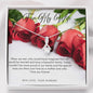 Seductive Beauty Necklace - Red Roses - 247Wish4You