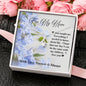 Alluring Beauty Necklace - Blue Flowers - 247Wish4You
