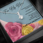 Alluring Beauty Necklace - Pink & Yellow Roses - 247Wish4You