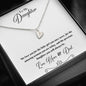 Sweetest Hearts Necklace in 18K Gold or Sterling Silver - "Our Little Girl" - 247Wish4You