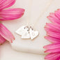 Sweetest Hearts Necklace in 18K Gold or Sterling Silver - Today, Tomorrow & Forever Love - 247Wish4You