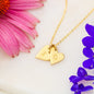 Sweetest Hearts Necklace in 18K Gold or Sterling Silver - "Our Little Girl" - 247Wish4You