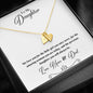 Sweetest Hearts Necklace in 18K Gold or Sterling Silver - "Our Little Girl" - 247Wish4You