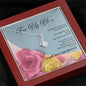 Alluring Beauty Necklace - Pink & Yellow Roses - 247Wish4You