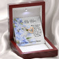 Intertwined Hearts - Blue Flowers - 247Wish4You