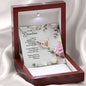 Intertwined Hearts - White & Pink Roses - 247Wish4You