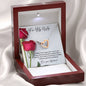 Intertwined Hearts - Red Rose - 247Wish4You