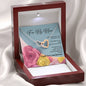 Intertwined Hearts - Pink & Yellow Roses - 247Wish4You