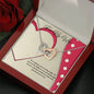 Intertwined Hearts - Red Ribbon - 247Wish4You