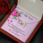 Intertwined Hearts - Pink Flowers - 247Wish4You