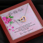 Intertwined Hearts - Pink Flowers - 247Wish4You