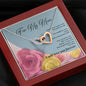 Intertwined Hearts - Pink & Yellow Roses - 247Wish4You