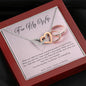 Intertwined Hearts - Pink Wedding Rings - 247Wish4You