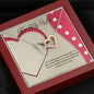 Intertwined Hearts - Red Ribbon - 247Wish4You