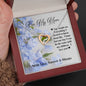 Intertwined Hearts - Blue Flowers - 247Wish4You