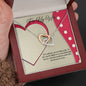 Intertwined Hearts - Red Ribbon - 247Wish4You