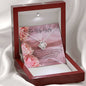 Love Knot Necklace - Pink Rose - 247Wish4You