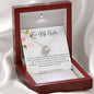 Love Knot Necklace - White Roses - 247Wish4You