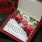 Love Knot Necklace - Red Roses - 247Wish4You