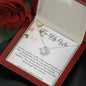 Love Knot Necklace - White Roses - 247Wish4You