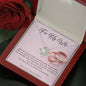 Love Knot Necklace - Pink Wedding Rings - 247Wish4You