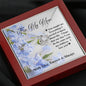 Love Knot Necklace - Blue Flowers - 247Wish4You