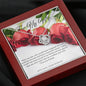 Love Knot Necklace - Red Roses - 247Wish4You