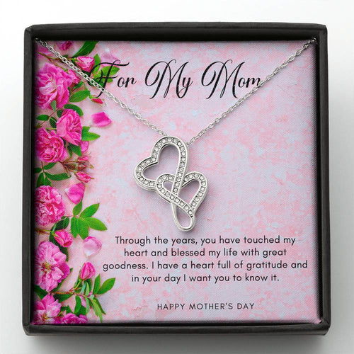 Double Hearts Necklace - A Gift for Mother's Day - 247Wish4You