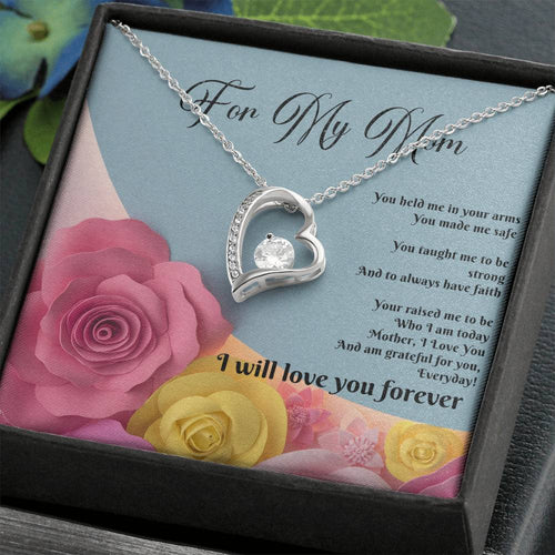 Eternal Love Necklace - Pink & Yellow Roses - 247Wish4You