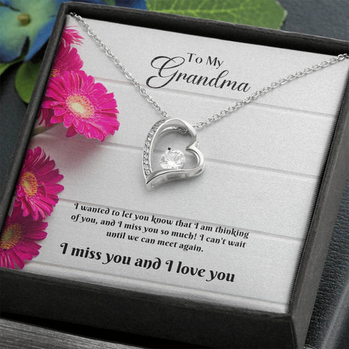 Eternal Love Necklace - Pink Carnations - 247Wish4You