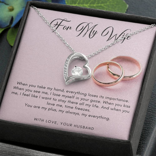 Eternal Love Necklace - Pink Wedding Rings - 247Wish4You