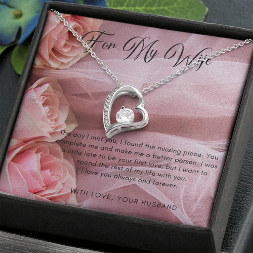 Eternal Love Necklace - Pink Rose - 247Wish4You