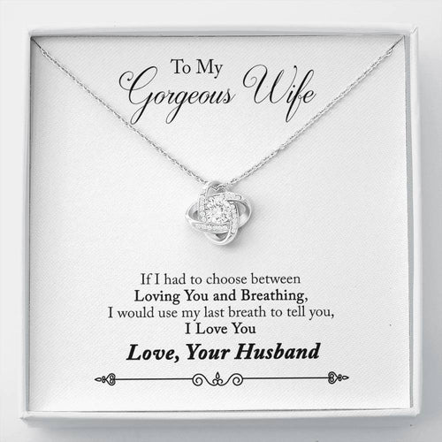 Love Knot Necklace - Gorgeous Wife - 247Wish4You
