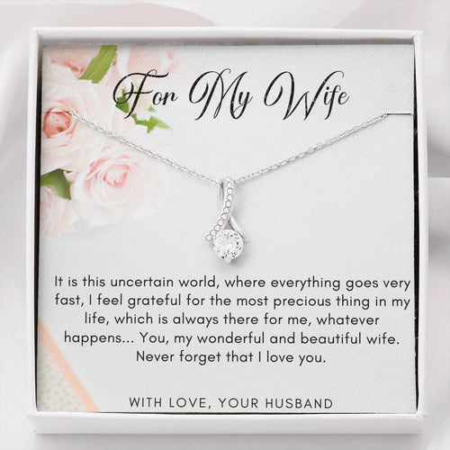 Seductive Beauty Necklace - White Roses - 247Wish4You