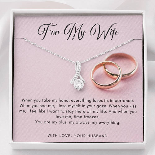Seductive Beauty Necklace - Pink Wedding Rings - 247Wish4You